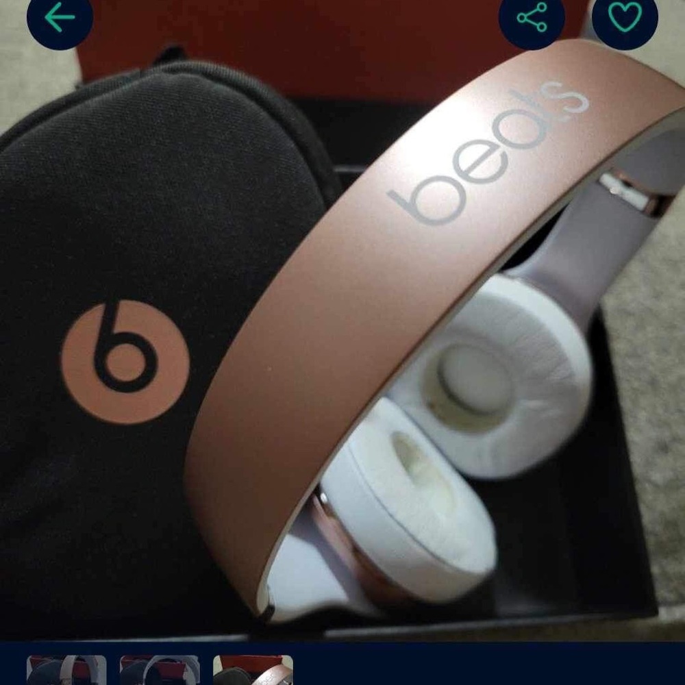 Rose Gold Beats Headphones